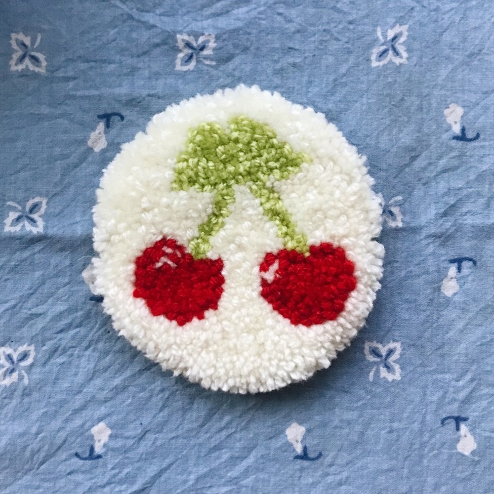 Custom Cherry Mug Coaster